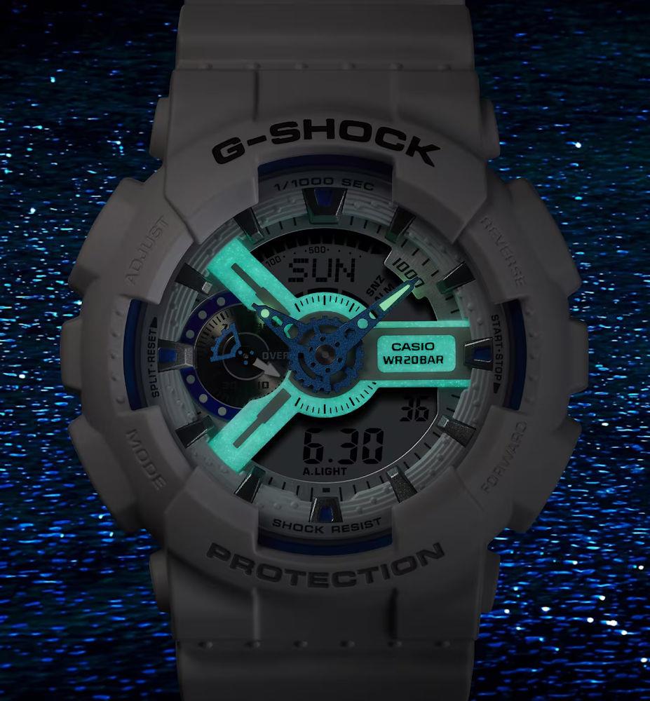 G-Shock 3-D White X-Large ga110hds-7a - Casio G-Shock wrist watch