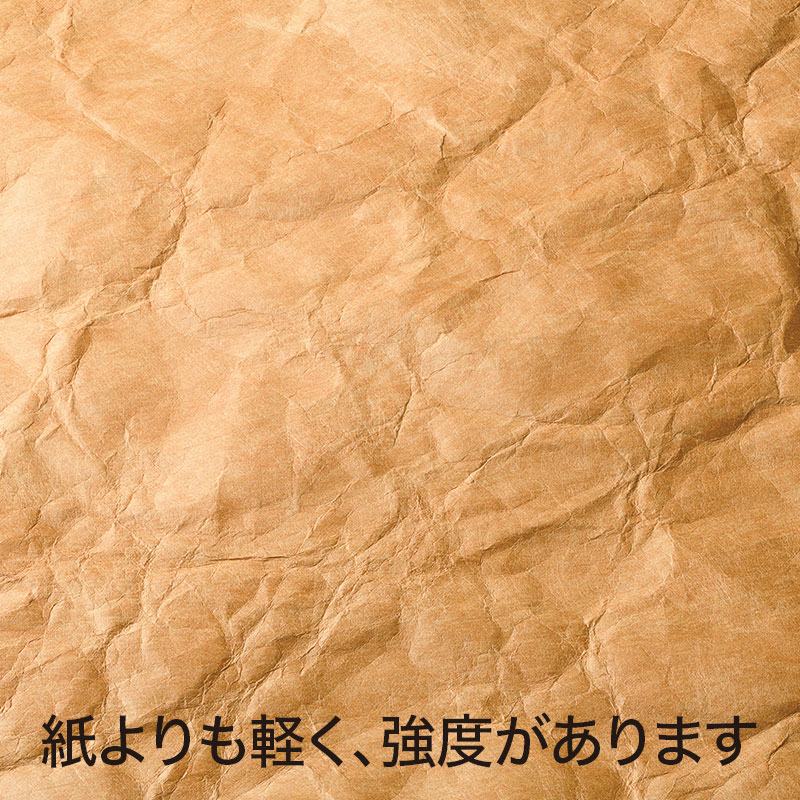 クラフト風フラットバッグ（タイベック®ハードタイプ）ブラウン