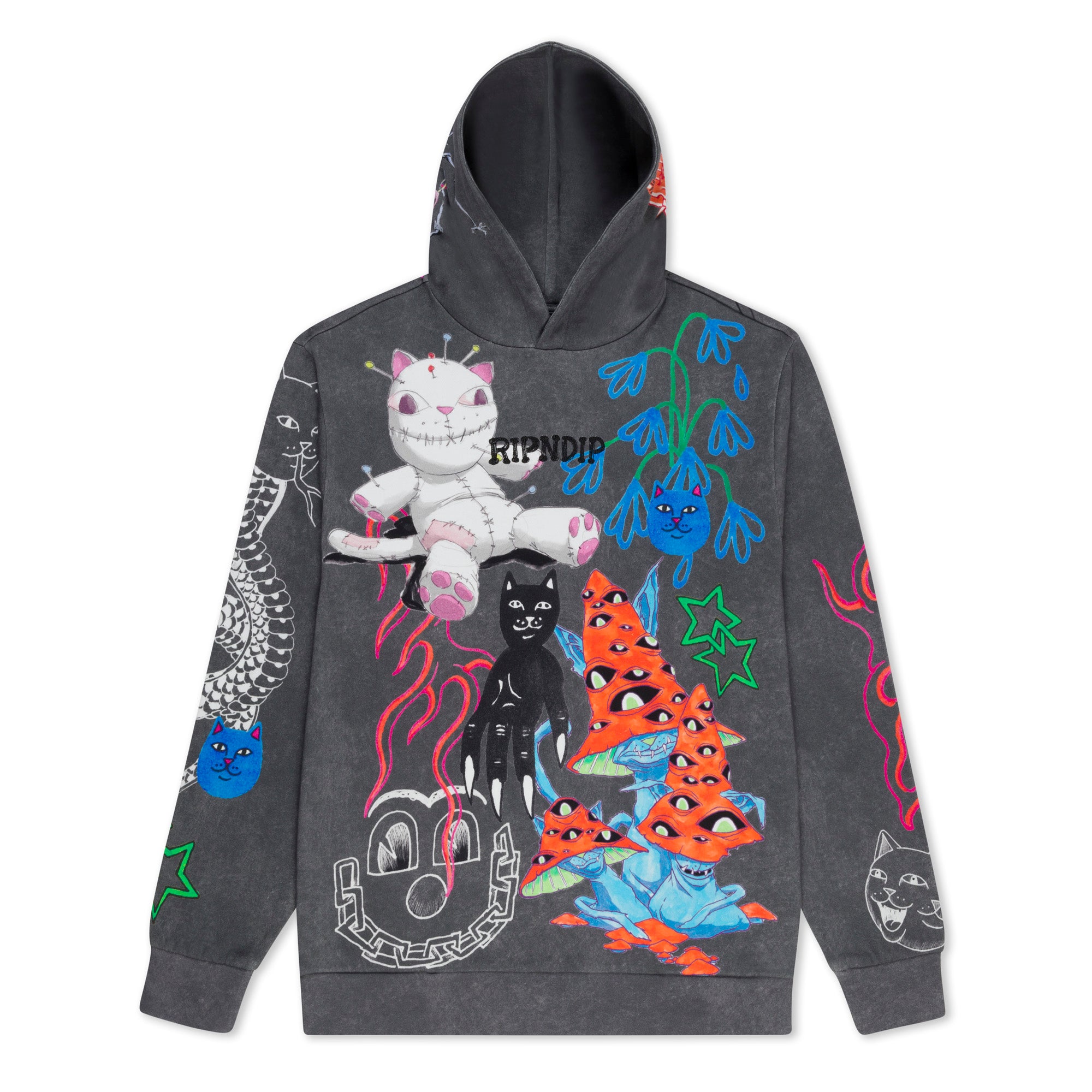 Travis Hoodie (Charcoal) – RIPNDIP