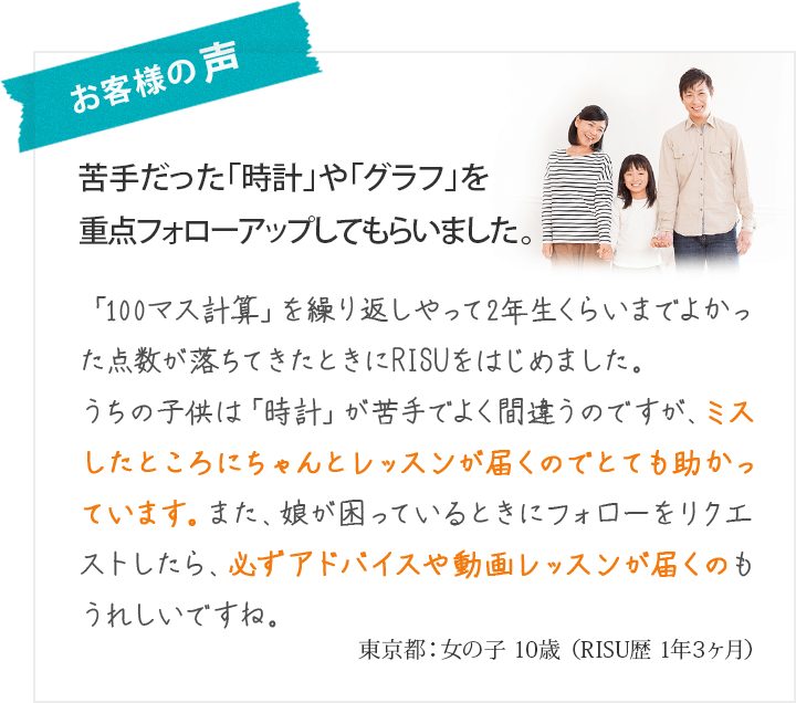タブレット通信教育「RISU算数」 - お子様1人1人にピッタリの学びを
