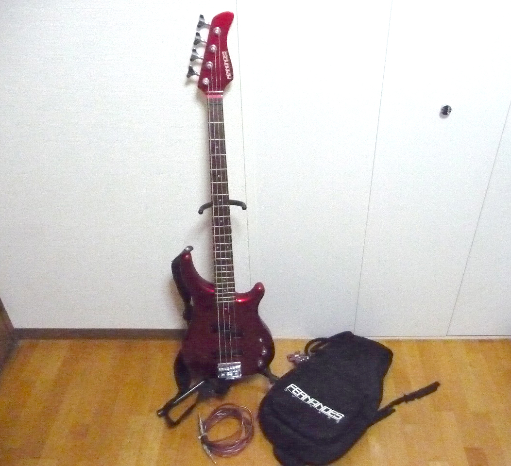 エレキベース FERNANDES FRB-45M フェルナンデス ギター 4弦 赤 レッド