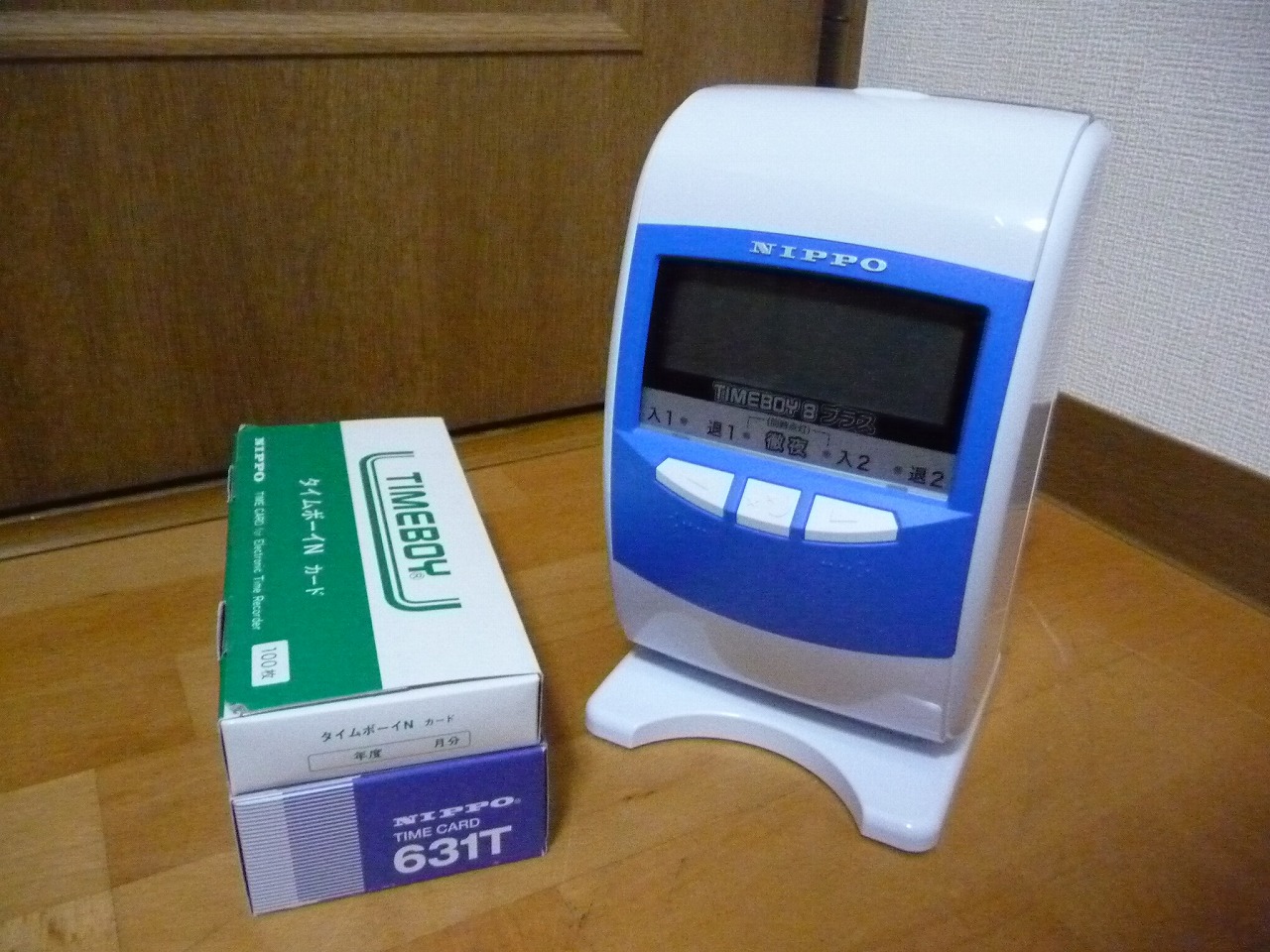 タイムレコーダー NIPPO TIMEBOY 8 プラス ニッポー タイムボーイ 液晶