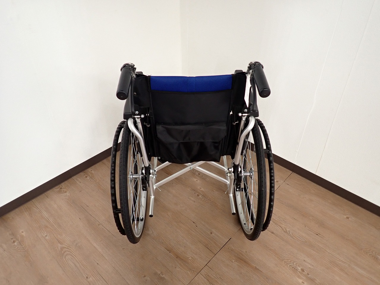 車椅子 MIKI BAL-3 ミキ バル 自走式 ブルー 折り畳み