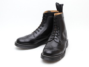 ジョージコックス14986ブラックレザー／ROCK SHOES COMPANY