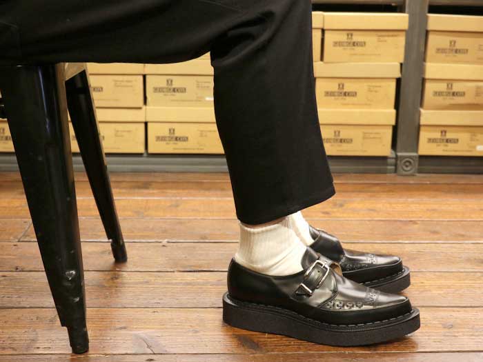 ジョージコックス 3976 DIANO MONK ブラックレザー ブラック