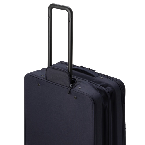 3-5泊] 無印 ソフトキャリーケース 63L ネイビー 4輪 MUJI /スーツ