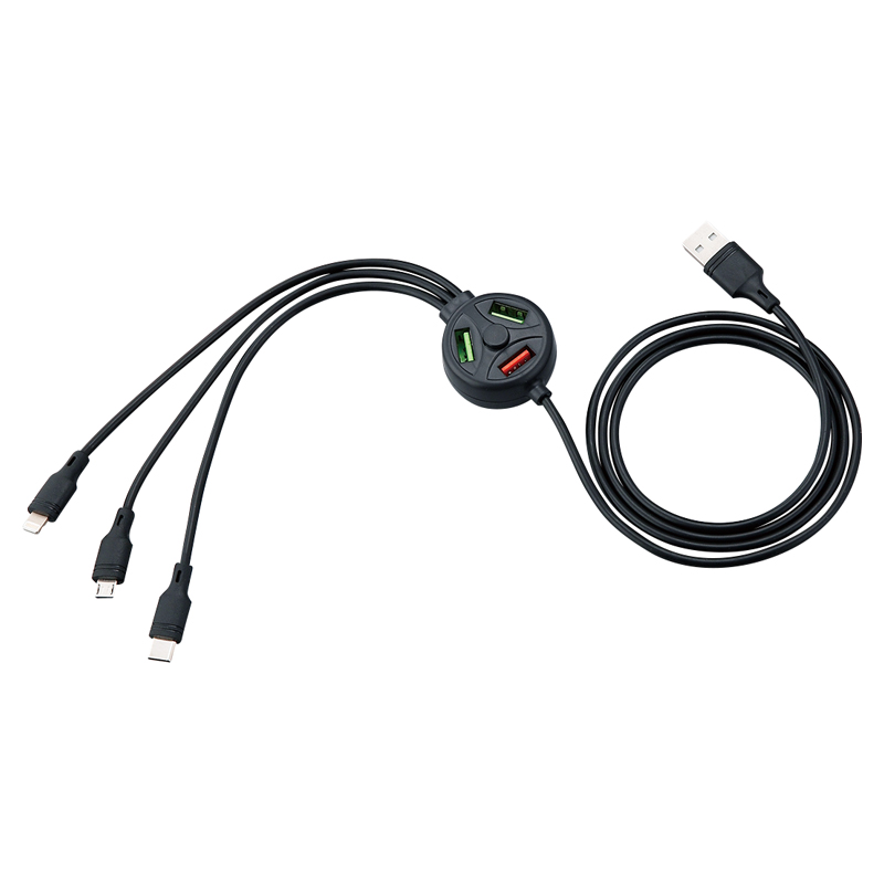 6IN1マルチケーブル | 販促品・ノベルティならオリジナルグッズの春夏秋冬