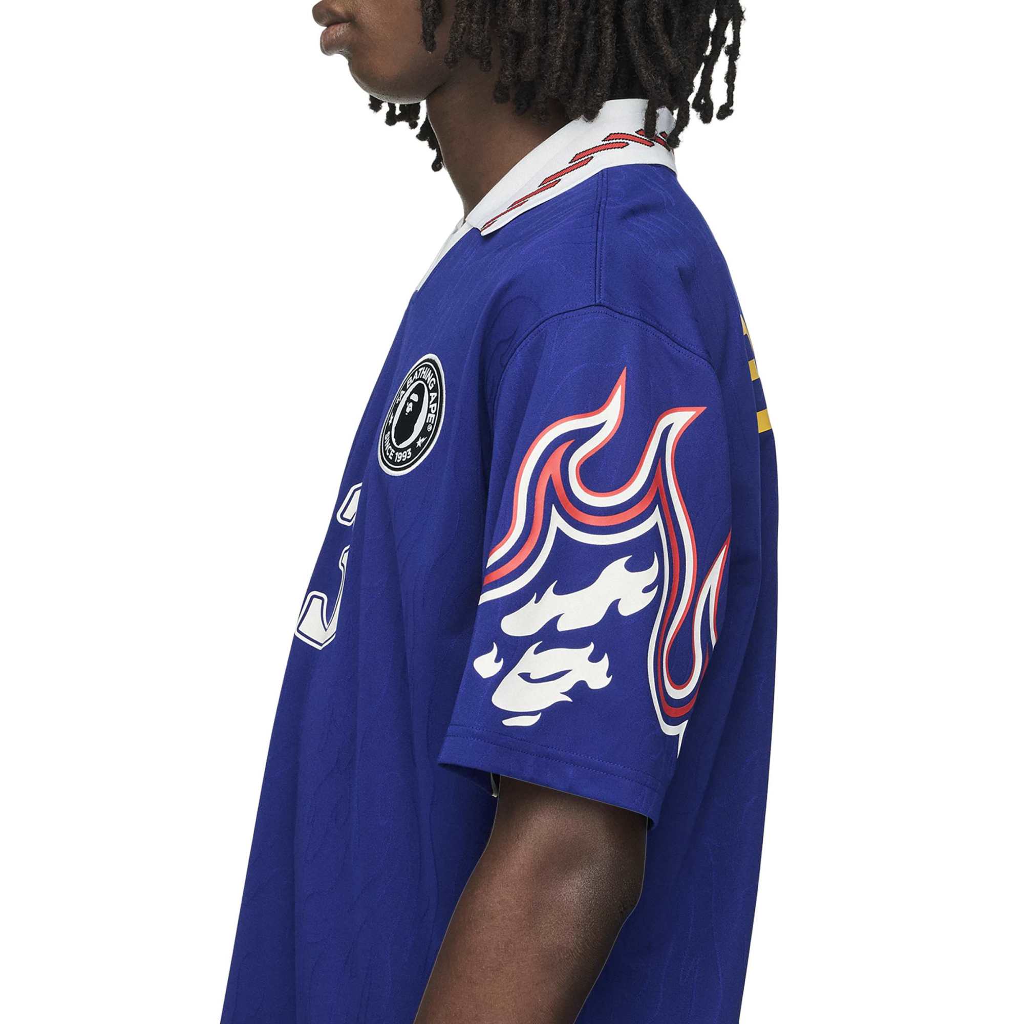 adidas x A Bathing Ape Football Flame Jersey – WOODstack