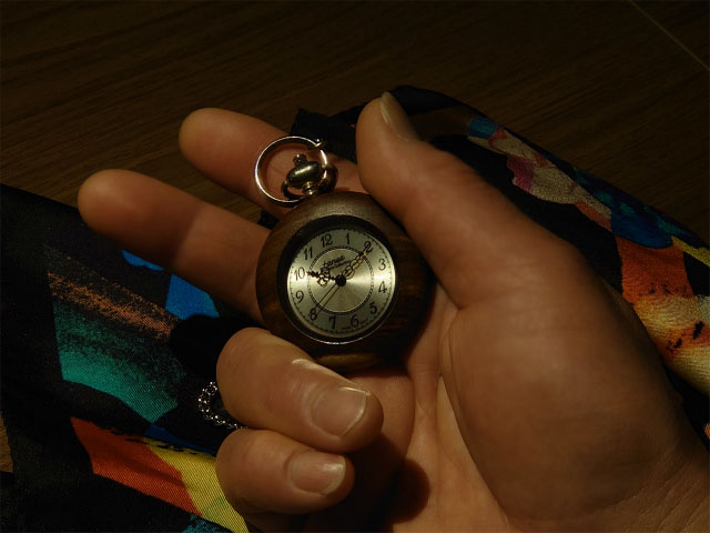 TENSE(テンス)木製腕時計専門店woodwatch.jpの木製懐中時計です