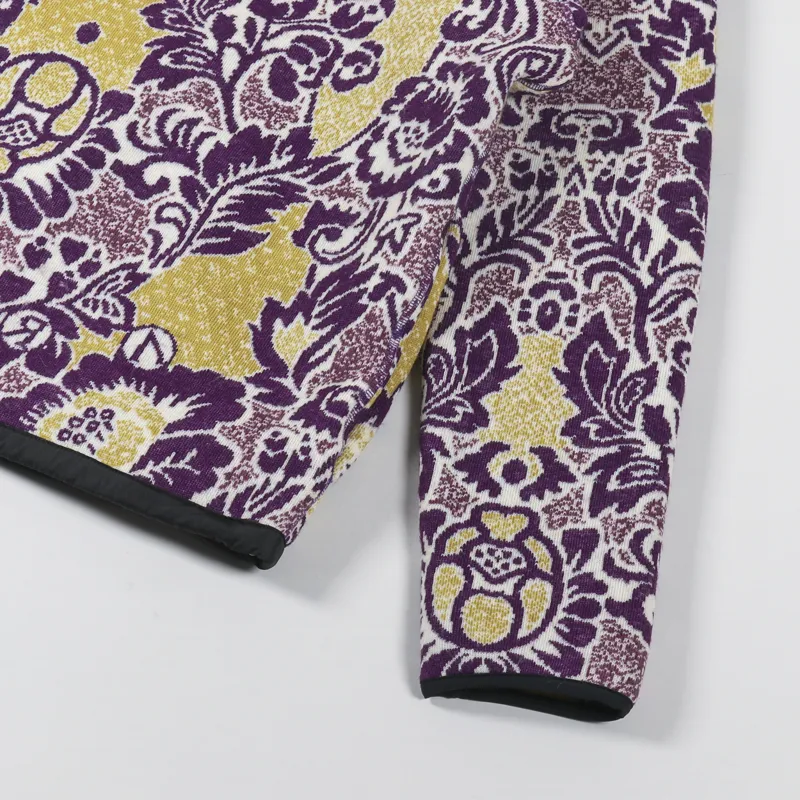 Aries Arise Fleur Fleece Zip Through Fleece Multi Purple