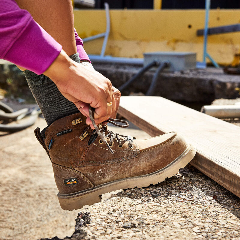 Ariat Women's Rebar Lift Waterproof Comp Toe Work Boot - Work World