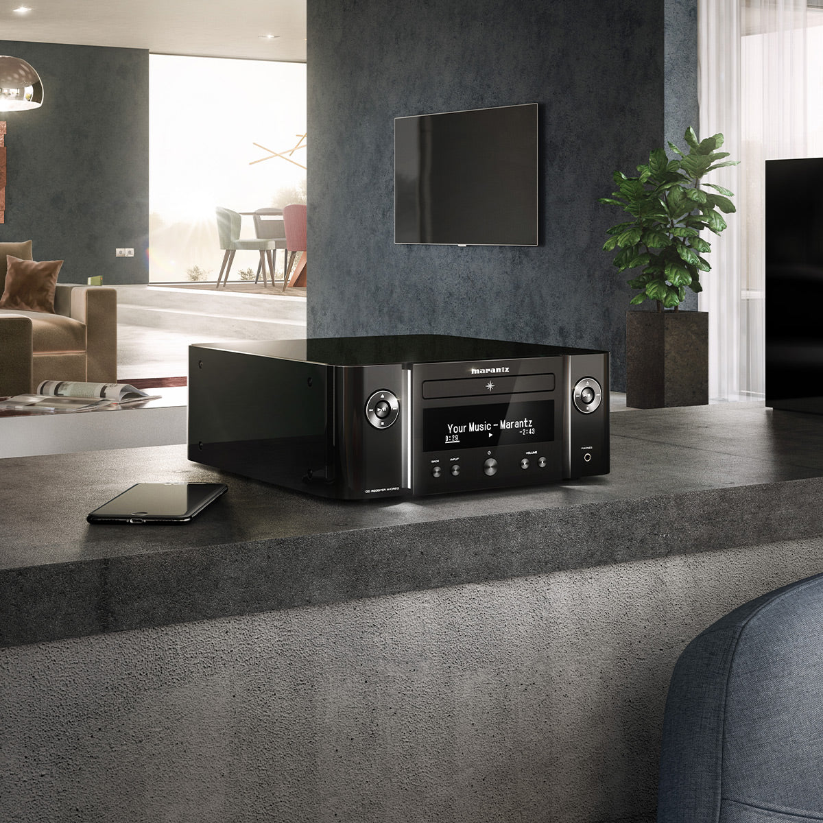 Marantz M-CR612 Network CD Receiver with HEOS, Bluetooth, and