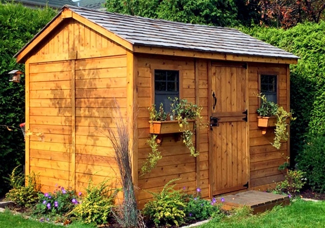 OLT 12'X8' Cedar Garden Shed – World of Greenhouses