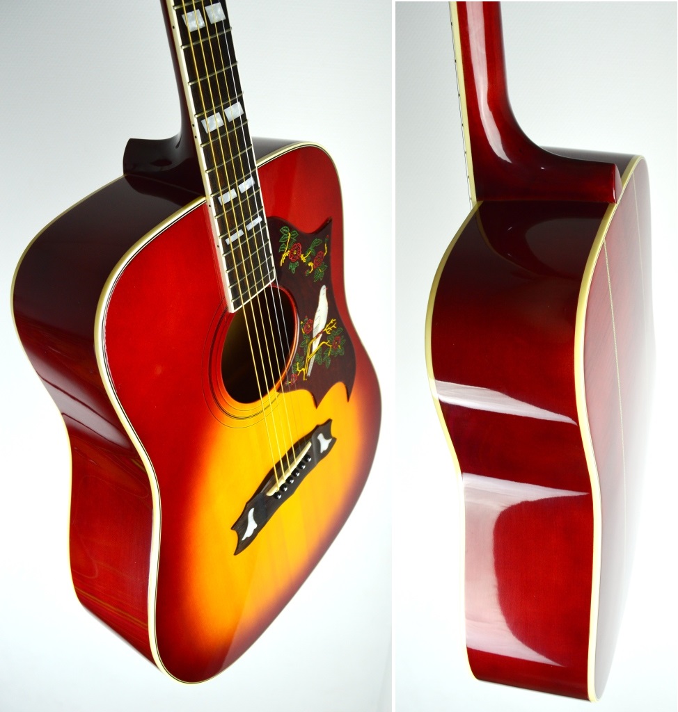 VENDUE GRECO Acoustic 303 Hummingbird Cherry Sunburst 1973 RARE