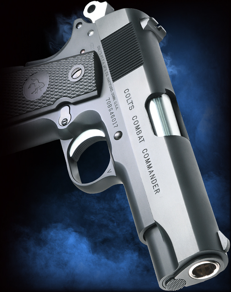 完売】WA【コルト】コンバットコマンダー ガンブラックver. 【WESTERN