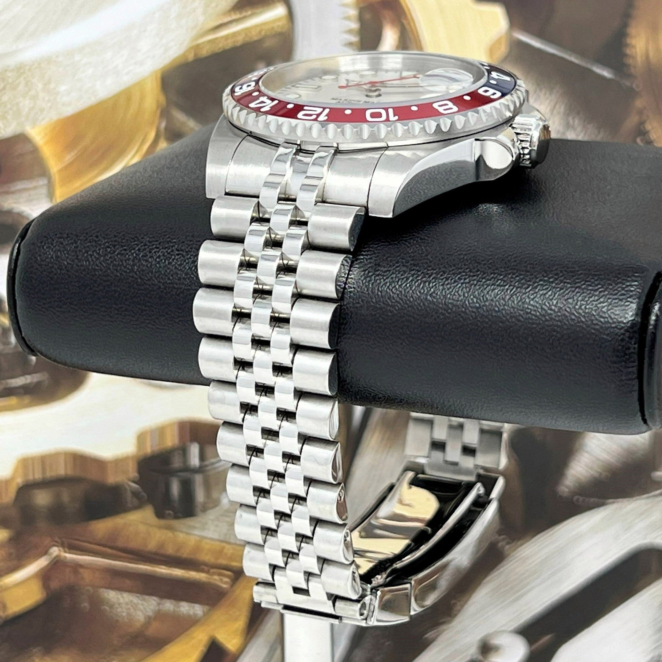 Custom White Pepsi GMT | Seiko Mod Sport Watch