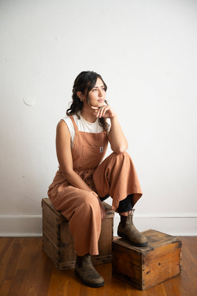 Split Leg Pottery Apron Chartreuse | Apron for Potters & Makers