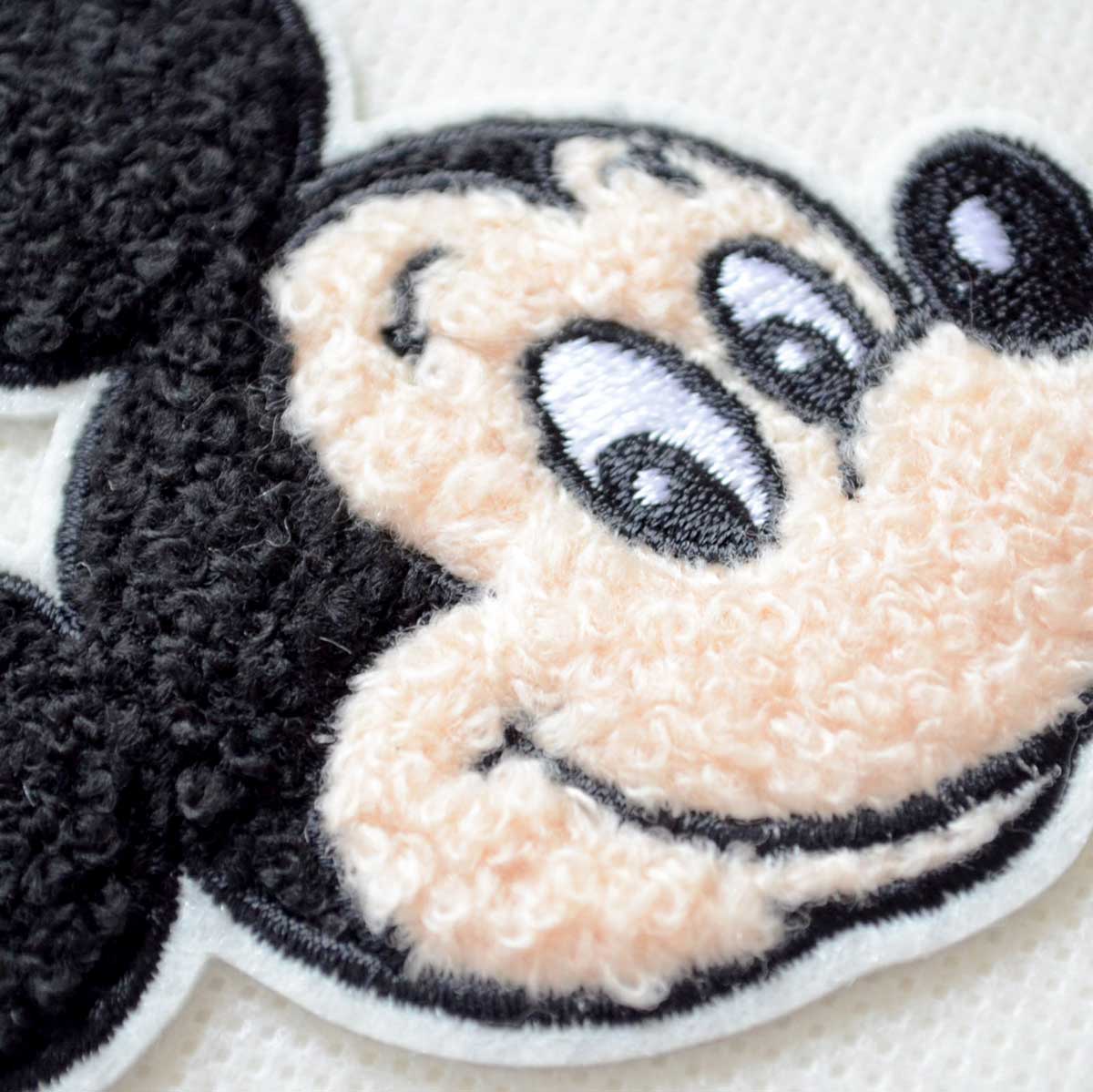 ワッペン ディズニー ミッキーマウス レトロ サガラ アイロン シール