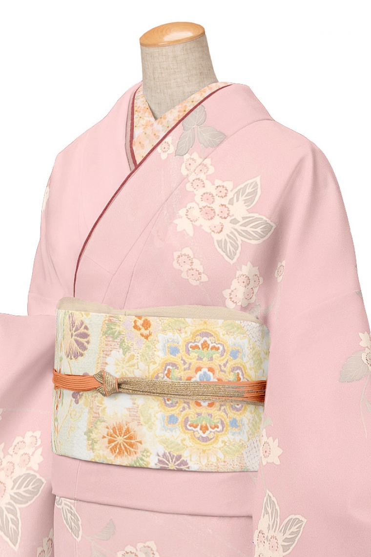 訪問着レンタル 訪問着LLサイズ 京友禅：二代目山科春宣 桜華風映