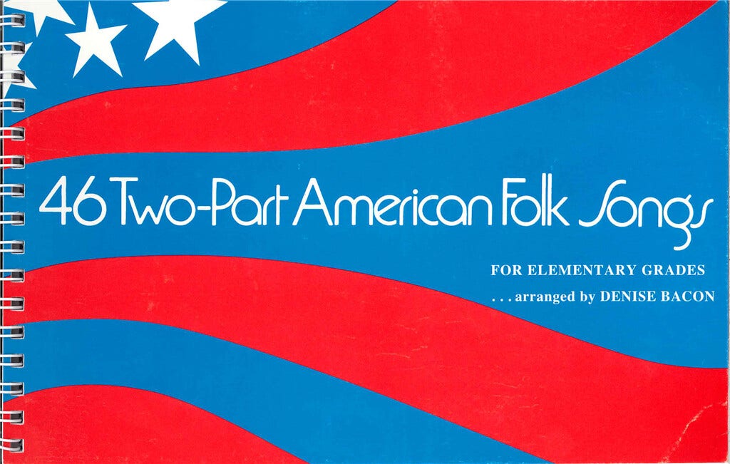 46 Two-Part American Folk Songs for Children - Denise Bacon