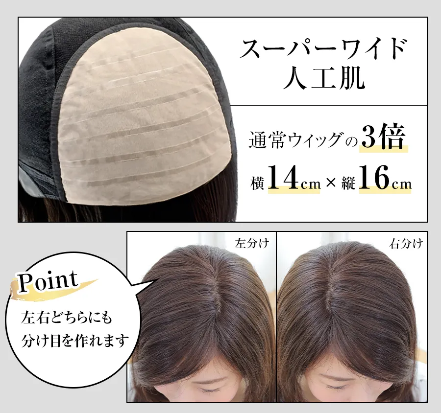 医療用ウィッグレミー｜レミープレミアム｜ロゼッタミディ