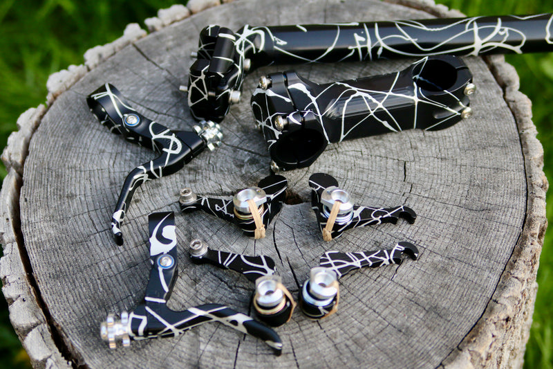 Wilde X Paul Zebra Splatter Ano Parts – Wilde Bicycle Co.