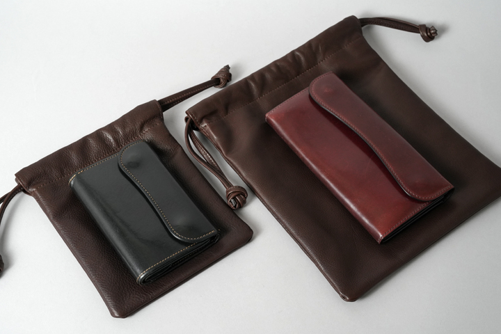 ドローストリングバッグ・BOURSE、BOURSE(L)の新色が入荷しました