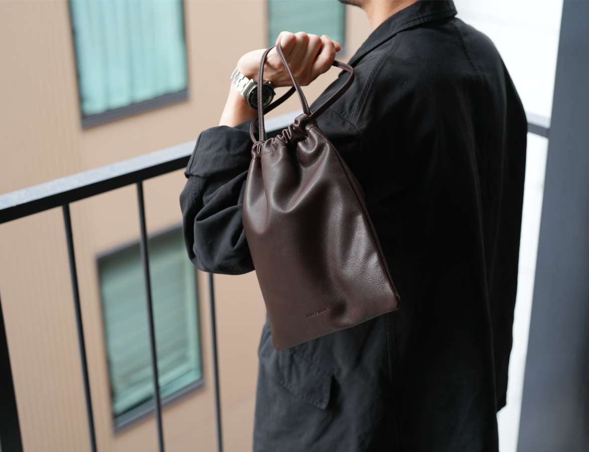 ドローストリングバッグ・BOURSE、BOURSE(L)の新色が入荷しました