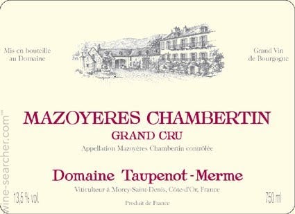 2011 Domaine Taupenot-Merme Mazoyeres-Chambertin Grand Cru, Cote