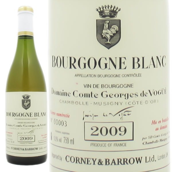 ブルゴーニュ・ブラン 2009 コント・ジョルジュ・ド・ヴォギュエ [AS