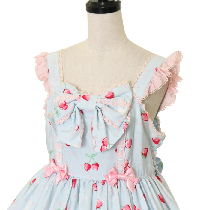 USED】Cherry Berry Bunny 胸リボンジャンパースカート | Angelic