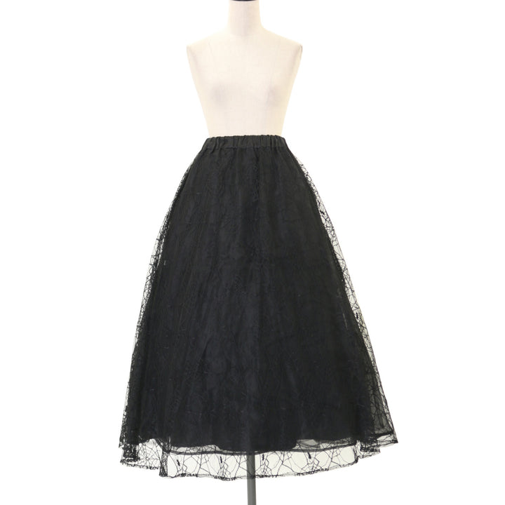 ブラックピースナウ 編み上げ、レースアップ スカート BPN ブラック