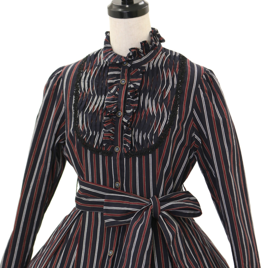 USED】レジメンタルストライプドレス | Victorian Maiden | ロリータ