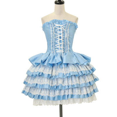 USED】サイド編み上げジャンパースカート | ATELIER-PIERROT