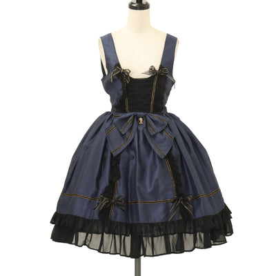 USED】アリスとアルファベットの迷宮柄ジャンパースカートⅡ | ALICE