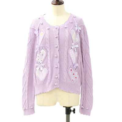 USED】フリルニットカーディガン | Victorian Maiden | ロリータ