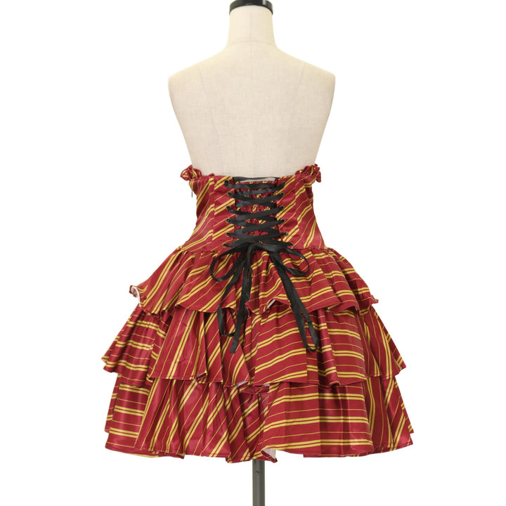 USED】ハリー・ポッター フリルコルセットスカート グリフィンドール