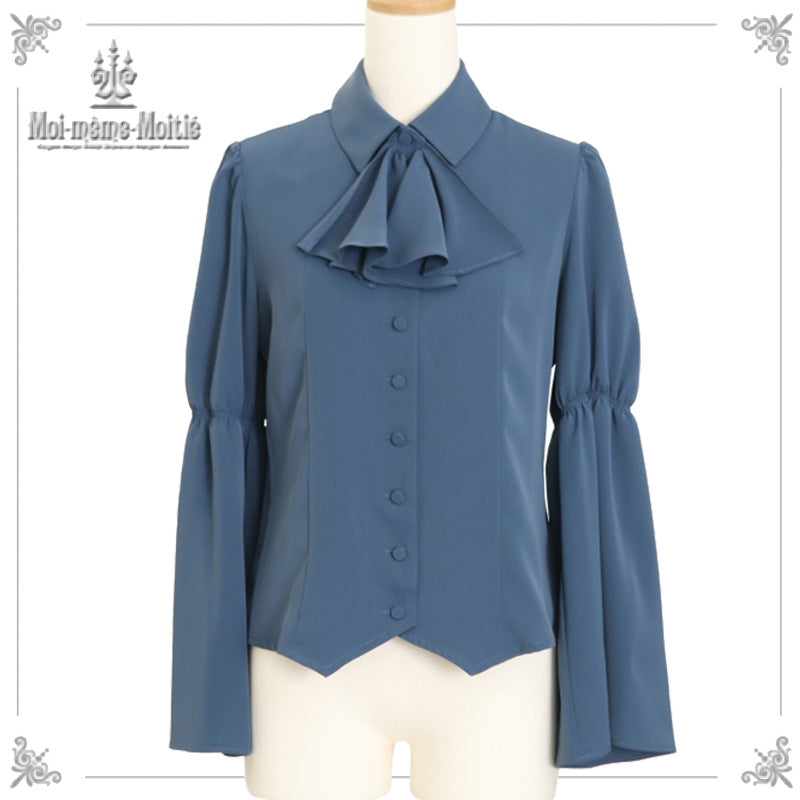 フリルタイ付きフレアースリーブブラウス(9号) | Moi-même-Moitié