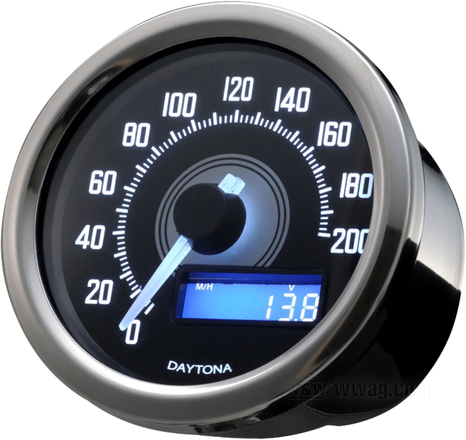 Daytona Velona 60 Electronic Speedometer, polished