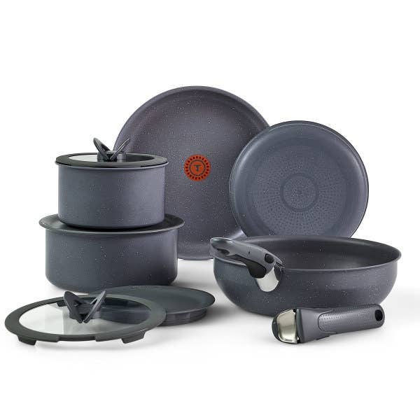 Ingenio Essentials Nonstick 11-Piece Cookware Set by T-fal