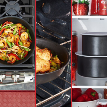 Ingenio Expertise 14-Piece Nonstick Cookware Set – Cherry Red by T-fal