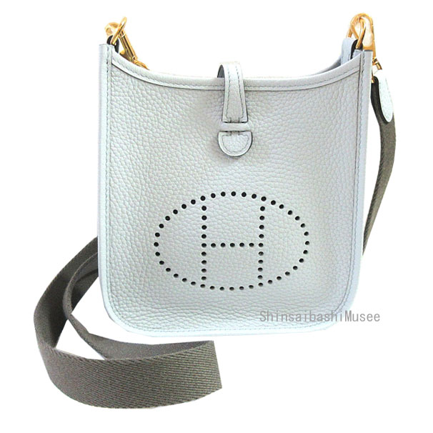 ≪新品≫ エルメス エヴリン 16 ミニ TPM アマゾン ブルーペール