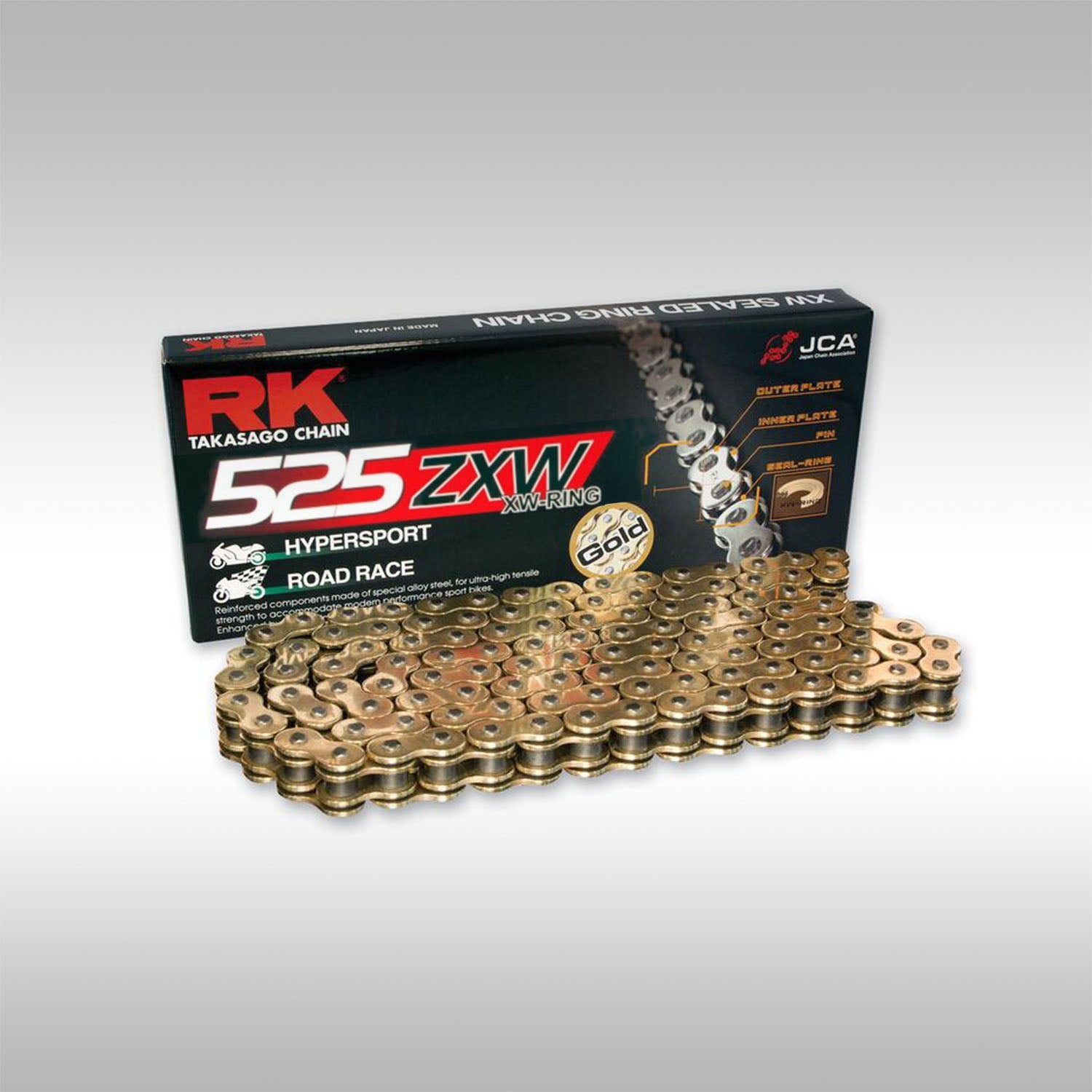 RK TAKASAGO - 525ZXW XW-RING CHAIN - TMBR MOTO