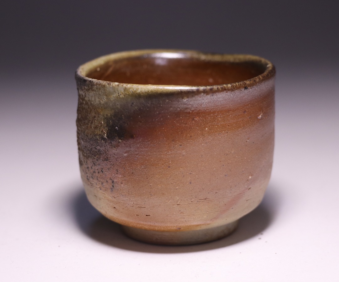 備前焼 人間国宝 山本陶秀 緋襷茶碗 【公式通販】