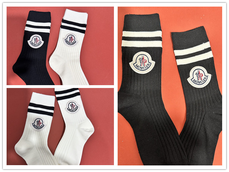 Moncler モンクレール ハイブランド ソックス 2点セット 綿製ブランド