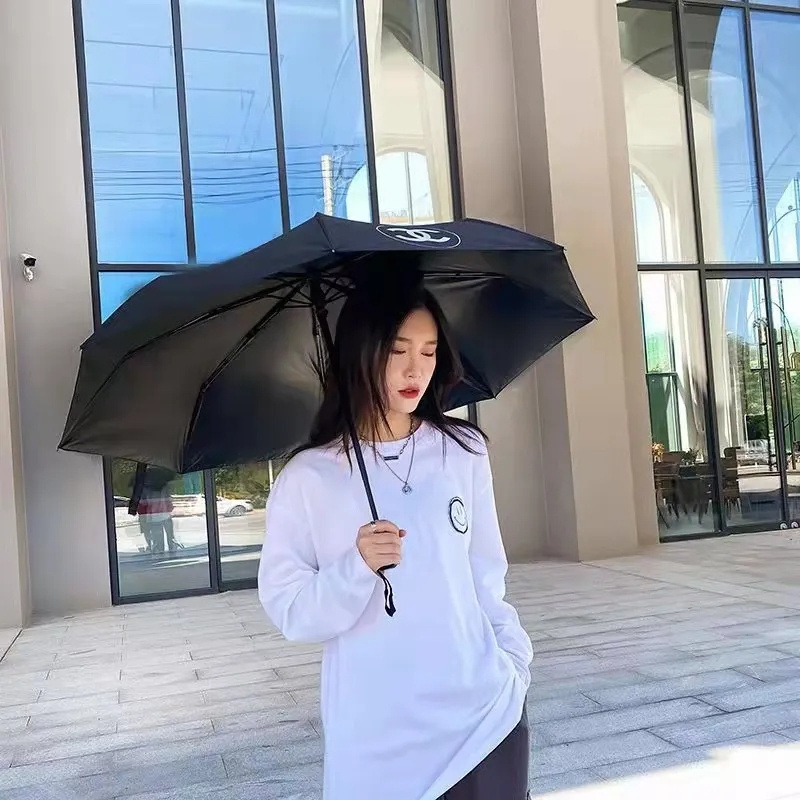 ハイブランド Chanel 雨傘 シャネル 折り畳み式傘レディース日傘 UV