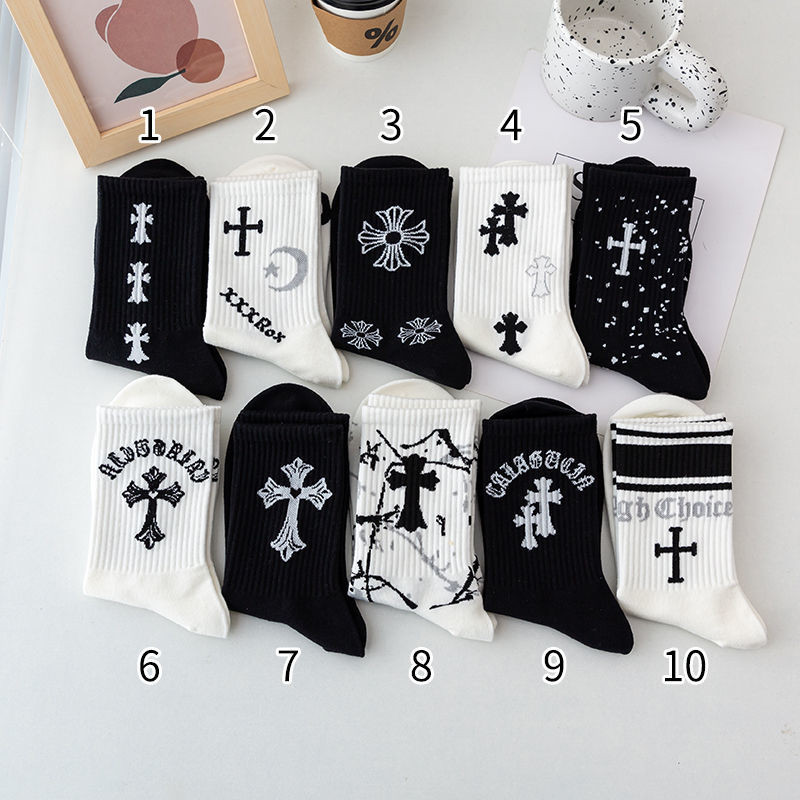 クロムハーツ Chrome Heartsハイブランド ソックス 綿製ブランド