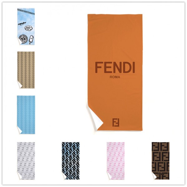 Fendi フェンディビーチバスタオル 激安ブランドスポーツタオル メンズ