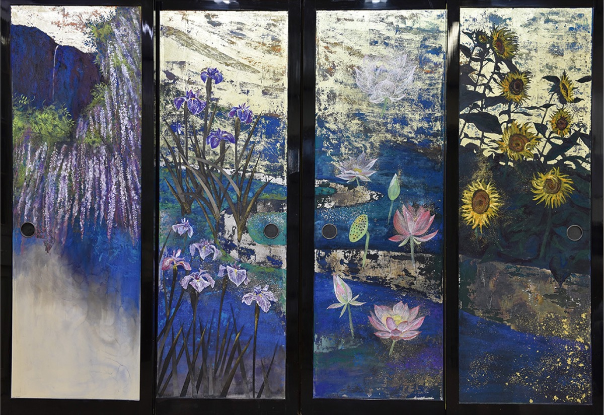 岩絵の具で鮮やかに 日本画なでしこ会展 | 平塚・大磯・二宮・中井