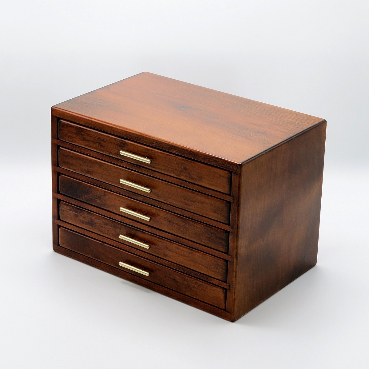 万年筆箱60 [筆記具,60本入れ,ペン皿,引出し,5段]